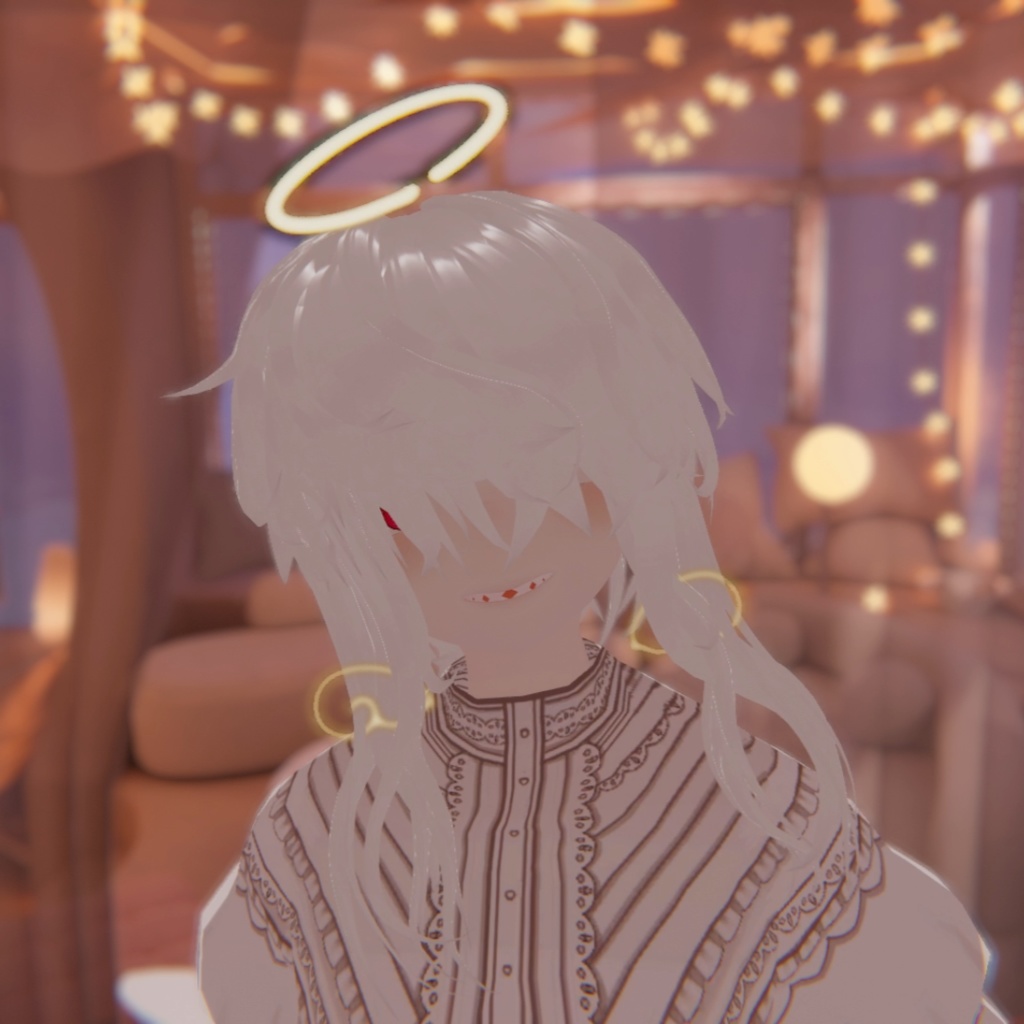 【VRC】アニメーション付き落書き風動物耳