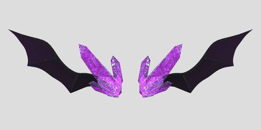 【VRC】アメジストノドラゴン【3D】