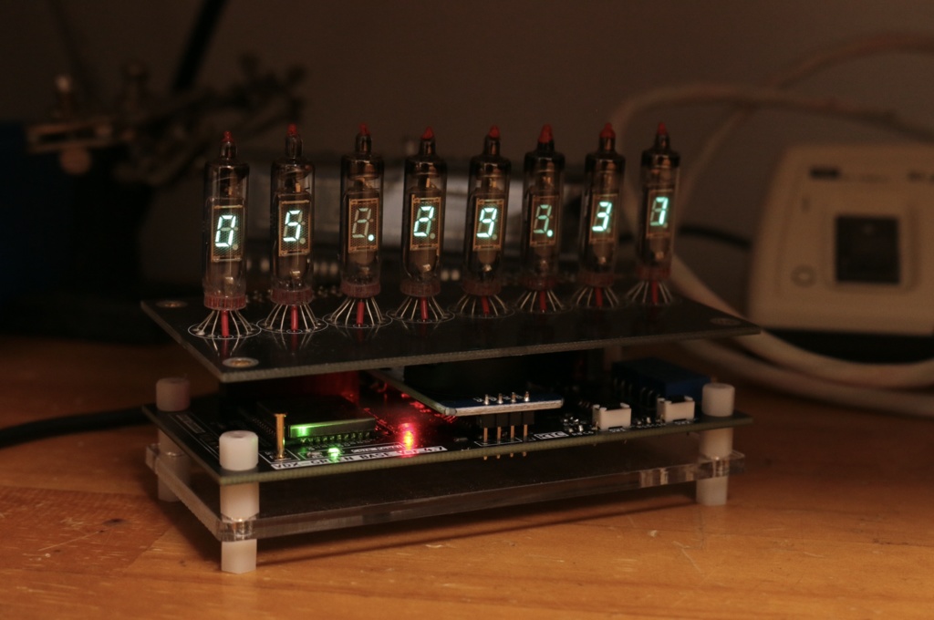 VFD管時計 電子工作キット 8管tubeタイプ