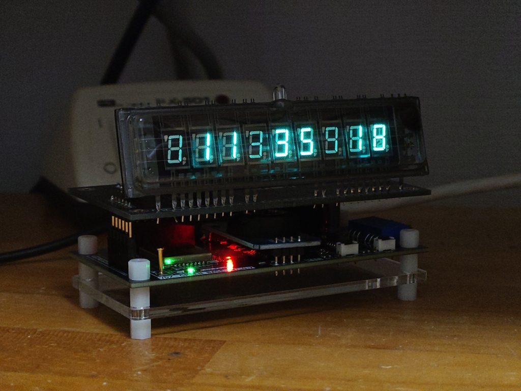 VFD管時計 電子工作キット 長物管タイプ