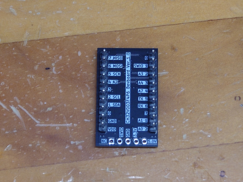 CH32V003F4P6 開発ボード