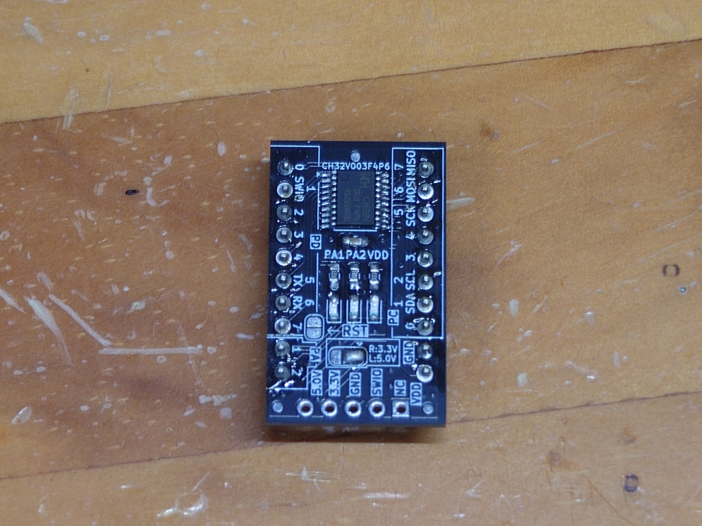 CH32V003F4P6 開発ボード
