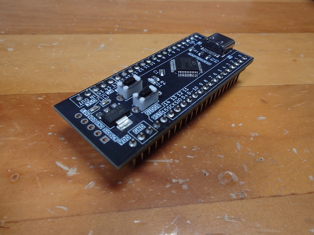 CH32V203C8T6 開発ボード