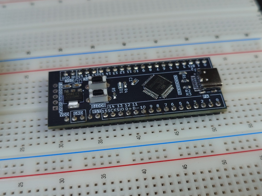 CH32V203C8T6 開発ボード