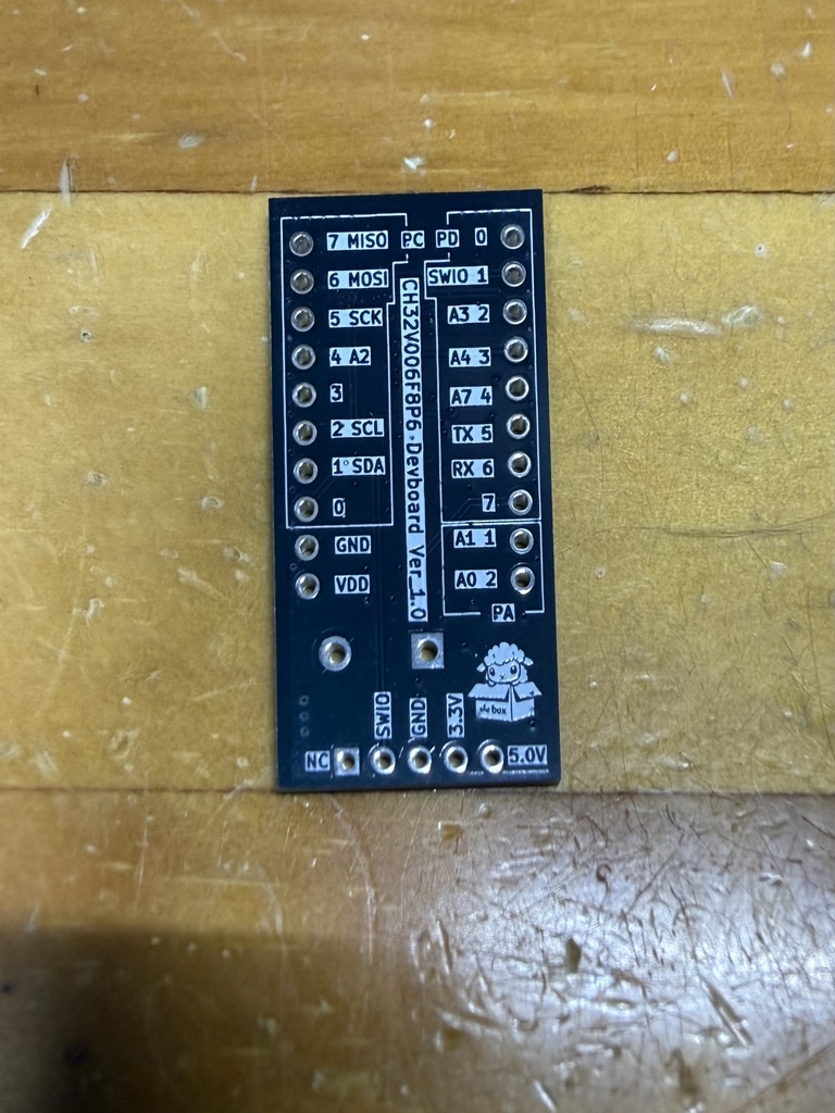 CH32V006F8P6 開発ボード (書き込み機セット販売あり)