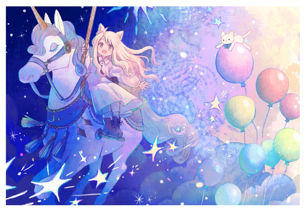 ムウと夜の国　ポストカードB