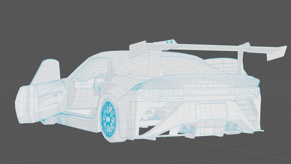 GT3風 リギング済みモデル