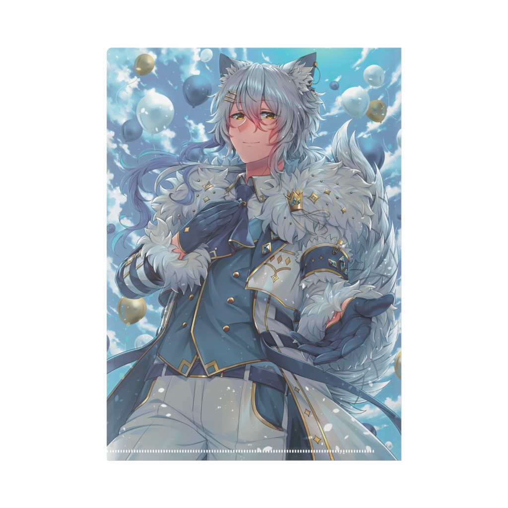 真神がぶA4クリアファイル