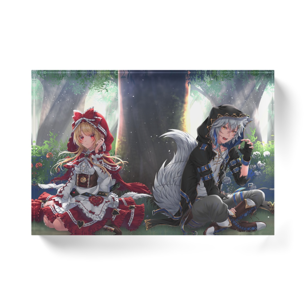 アクリルブロック(背面ホワイト)