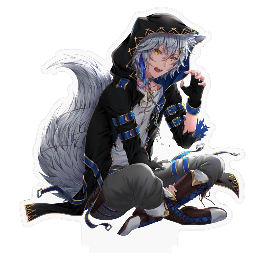 真神がぶアクリルスタンド(オオカミver)