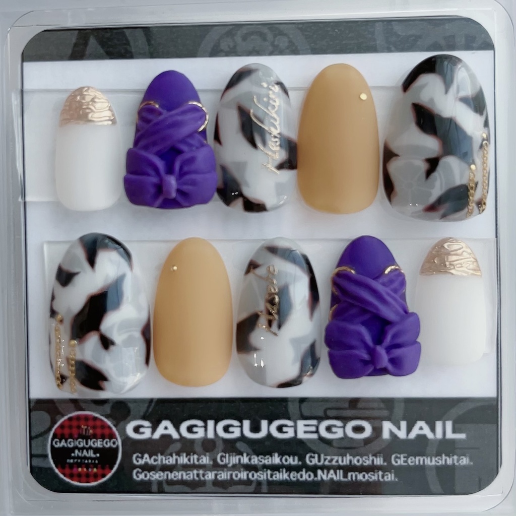 刀剣男士とべっ甲ネイル