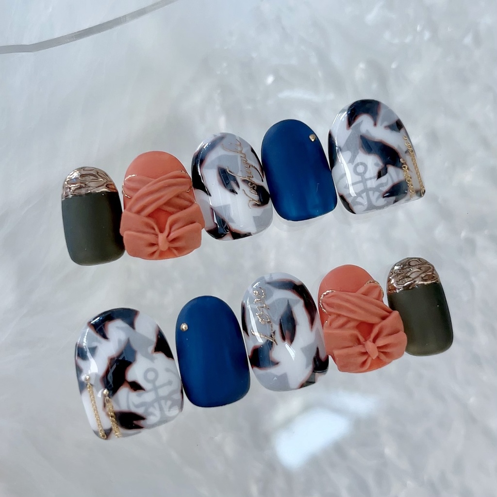 刀剣男士とべっ甲ネイル