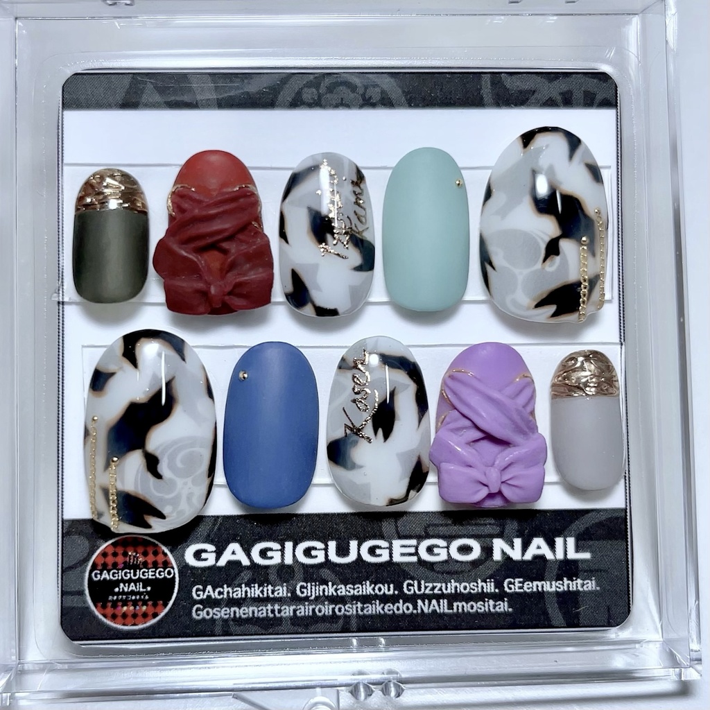 刀剣男士とべっ甲ネイル