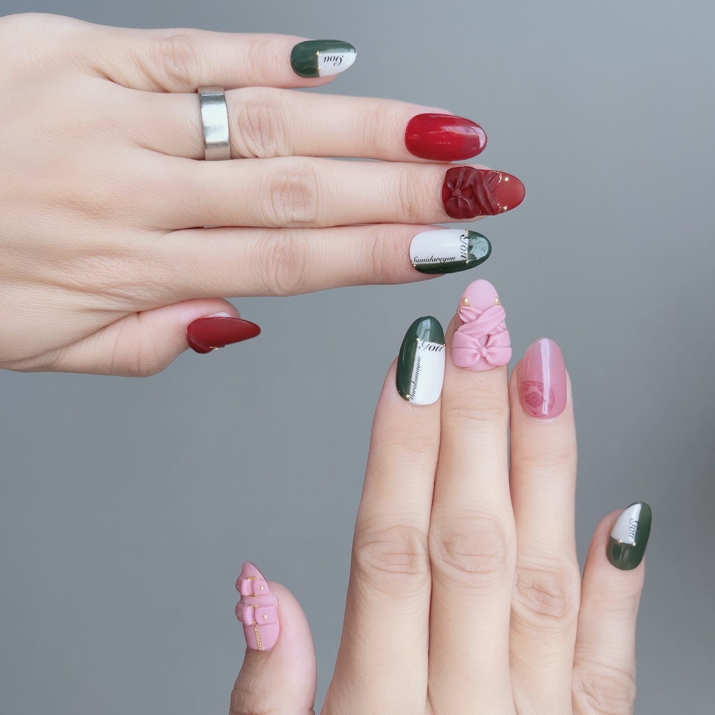 展示中【豊前江】江とリボンネイル