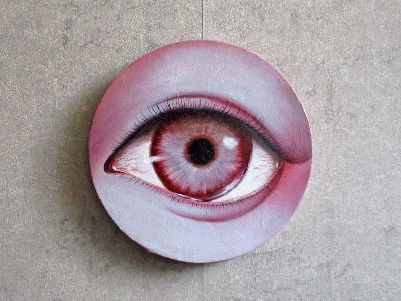 2024 油彩 eye painting