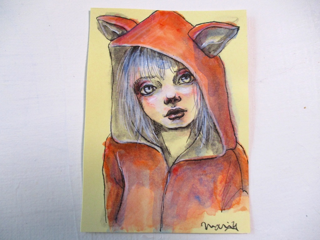 オリジナル ATC ドローイング