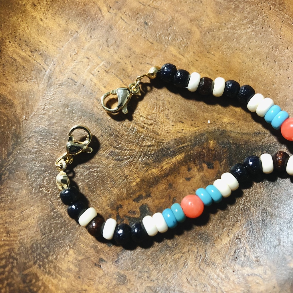 2WAY ビーズ ロングネックレス / マスクチェーン