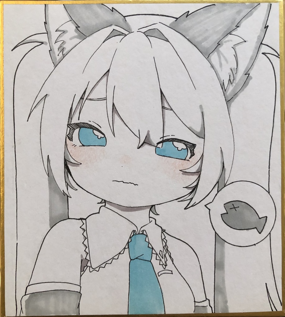 ミクさんのミニ色紙