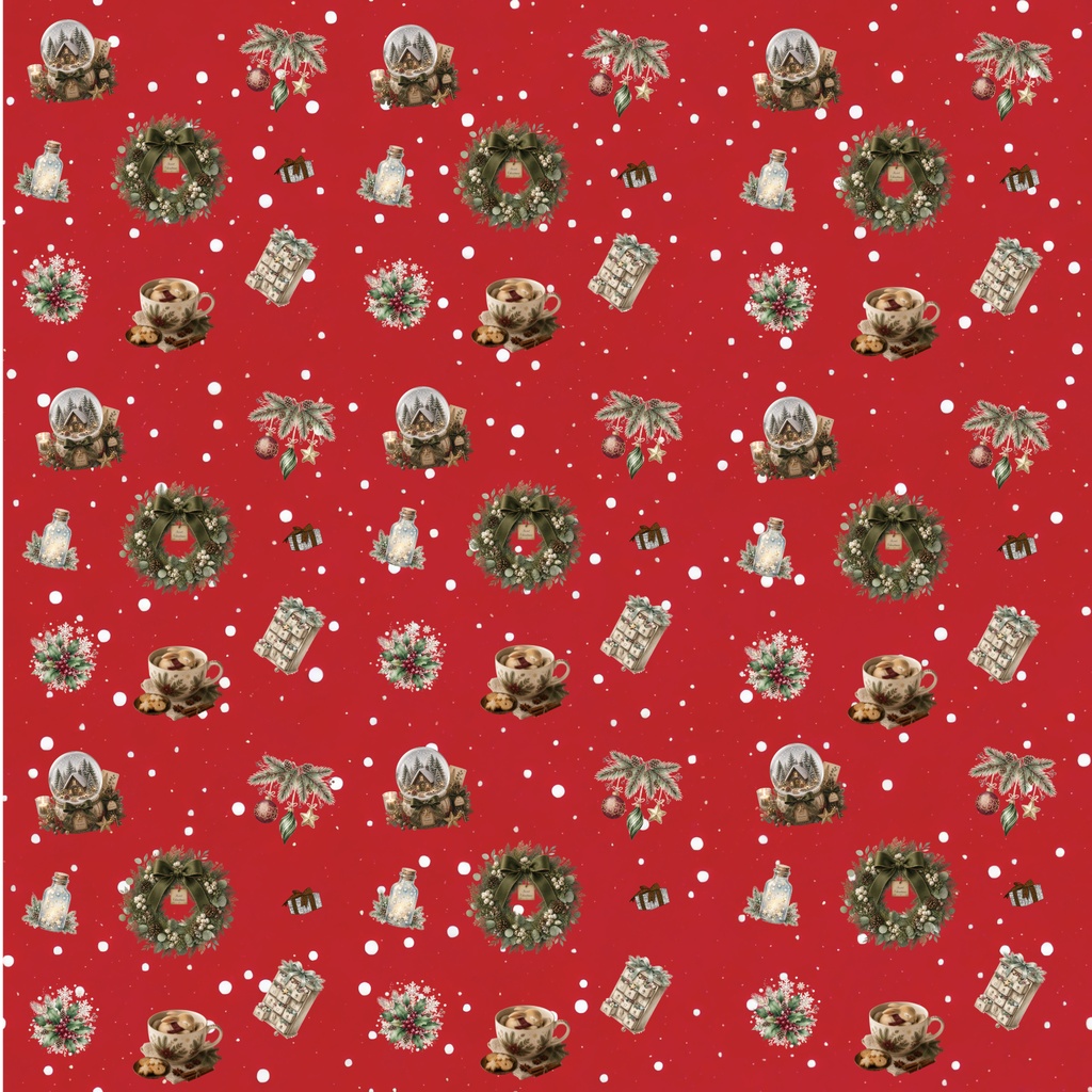 クリスマス デジタルペーパー10枚セット|PNG・2000×2000px