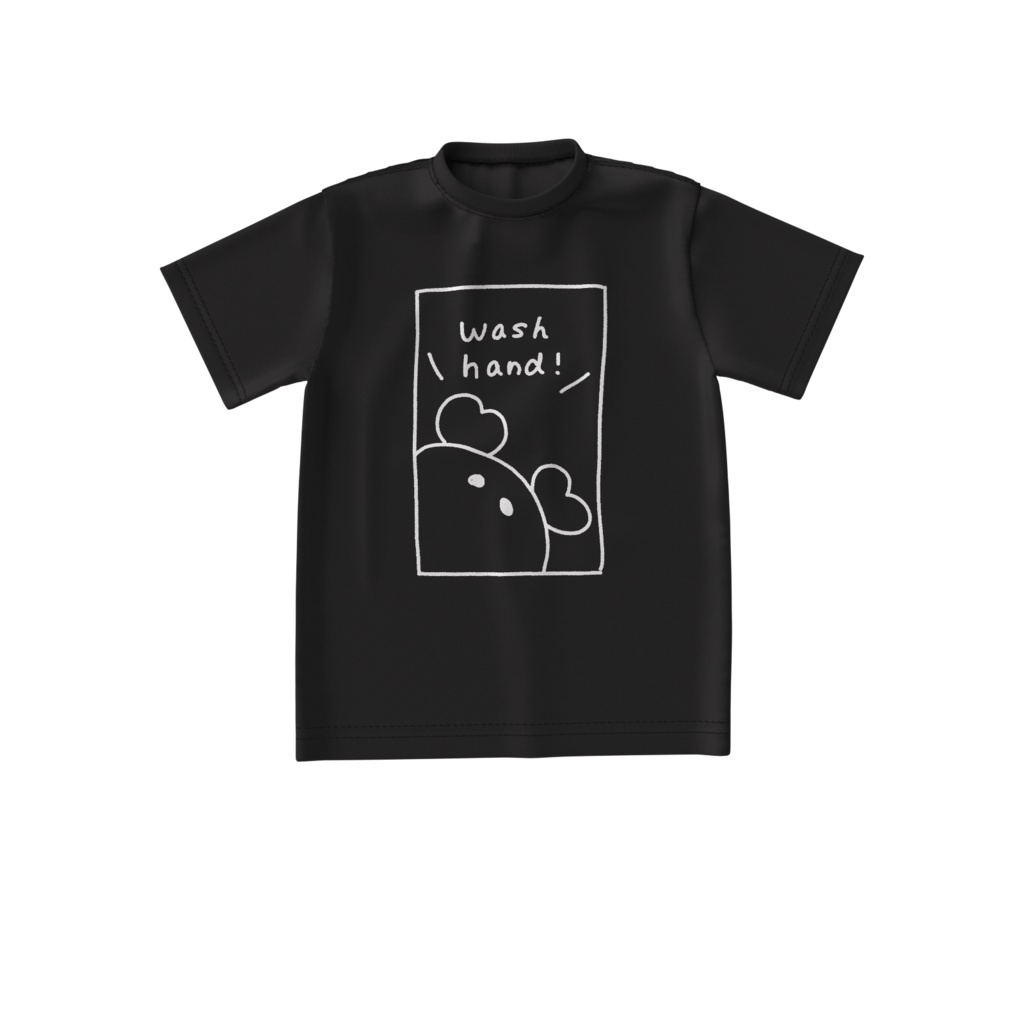 【 #朱音るら 】Wash Hand！ビッグシルエットTシャツ