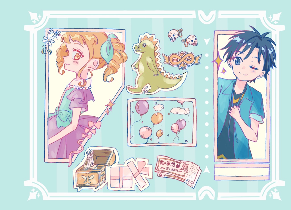 映画チケット風  リングメモ帳