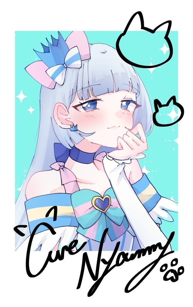 箔押しチェキ風カード