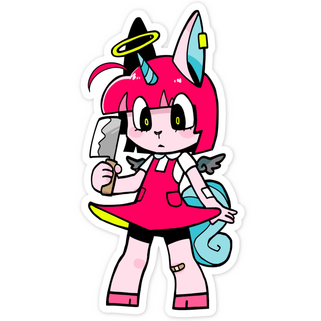 ユニコーンガール/ステッカー