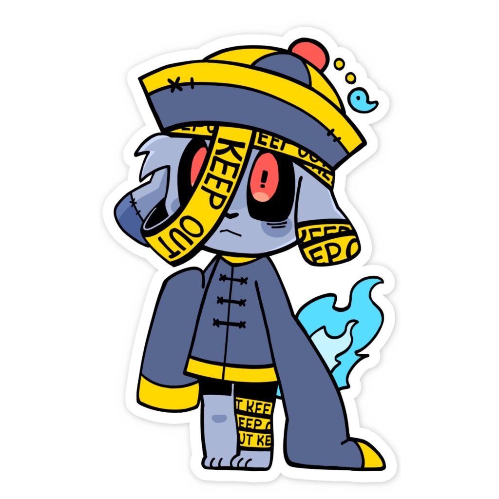 キョンシードッグ/ステッカー