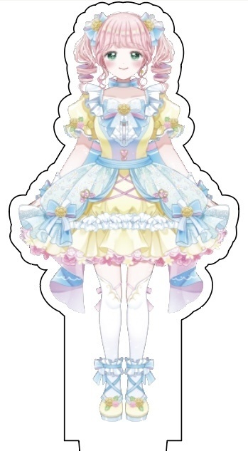 サンロズゥアイドル衣装アクリルスタンド