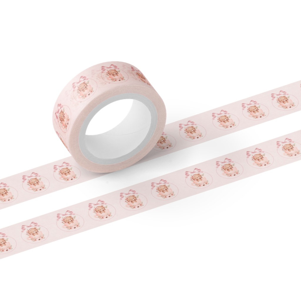 flower bear マスキングテープ　15mm×5m mkm
