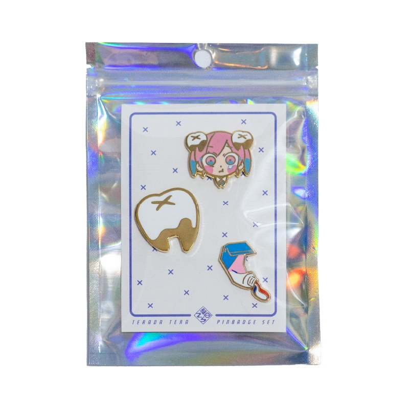 レゾ ピンバッジセット「歯磨き」