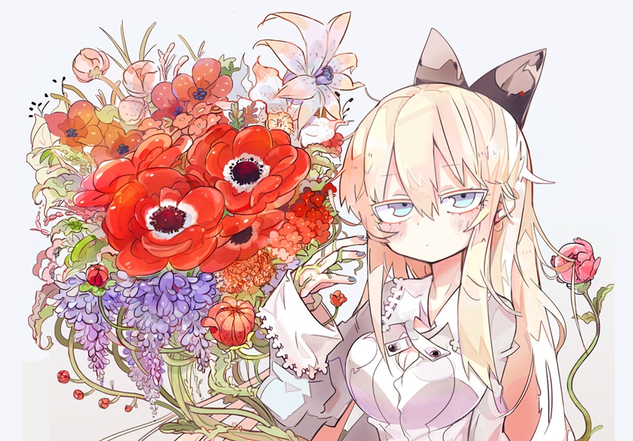 flowerポストカード
