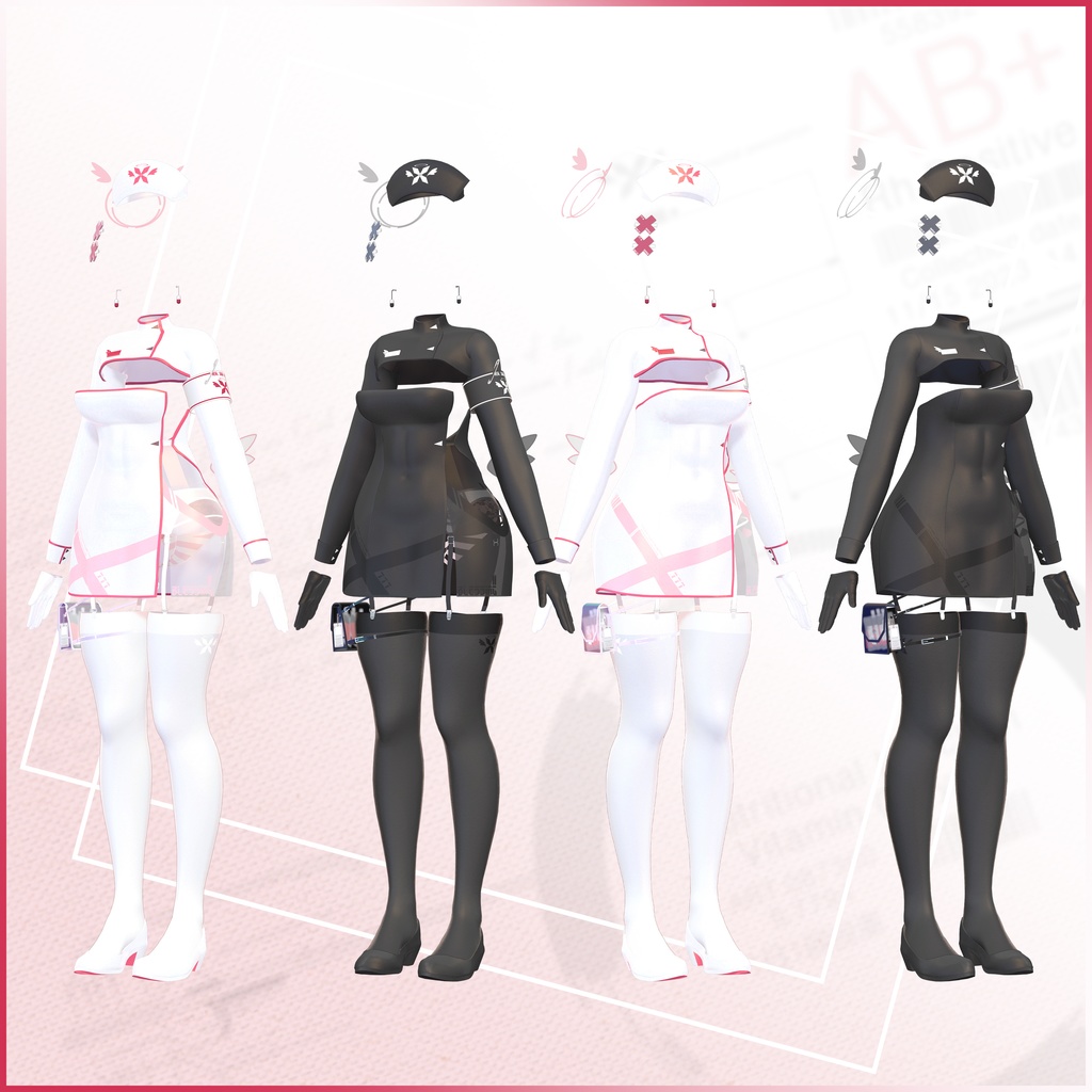 【6アバター対応】ナース·エンジェル (Nurse Angel)