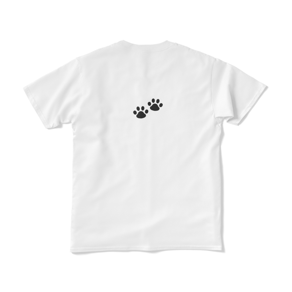 ねこTシャツ(バックプリントあり)