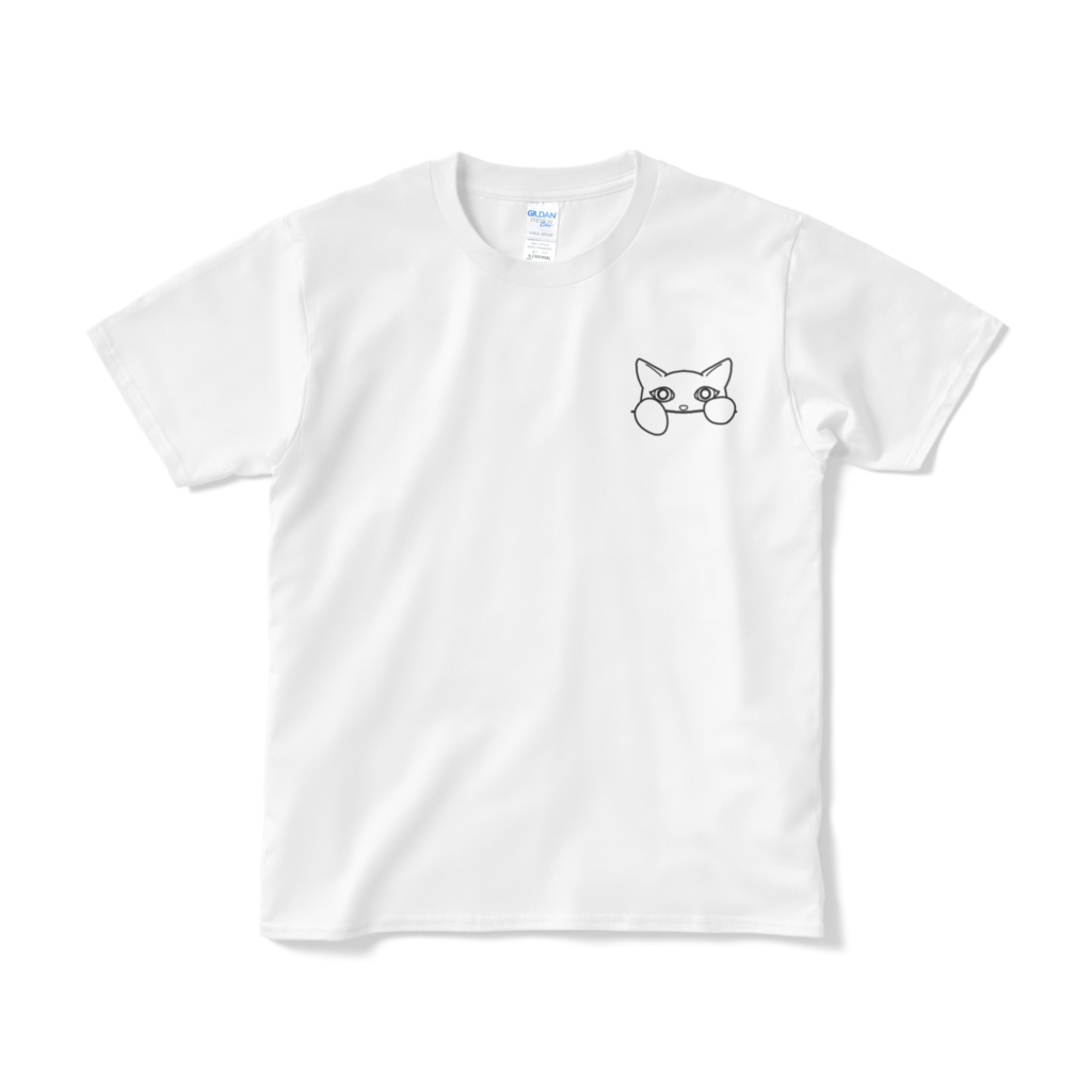 ねこTシャツ（バックプリントあり）