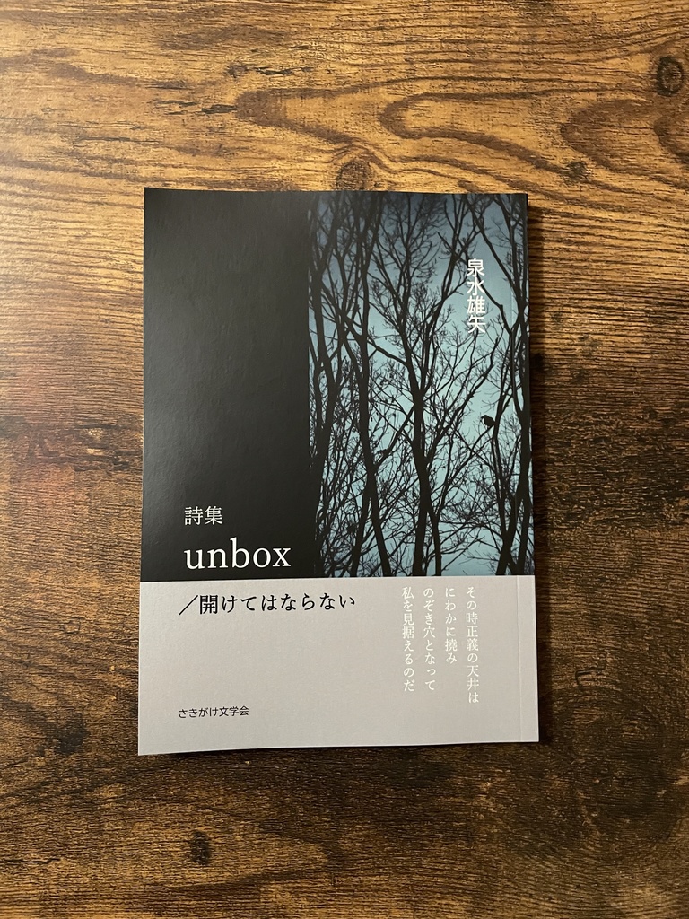 詩集 unbox／開けてはならない