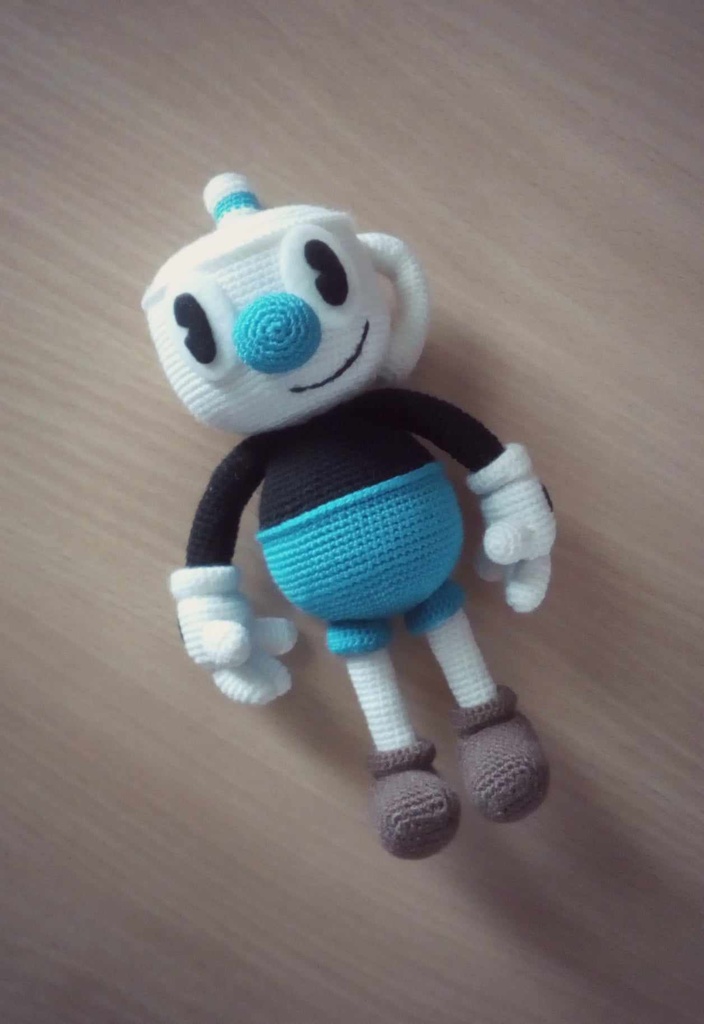 Mugman pattern amigurumi / あみぐるみ