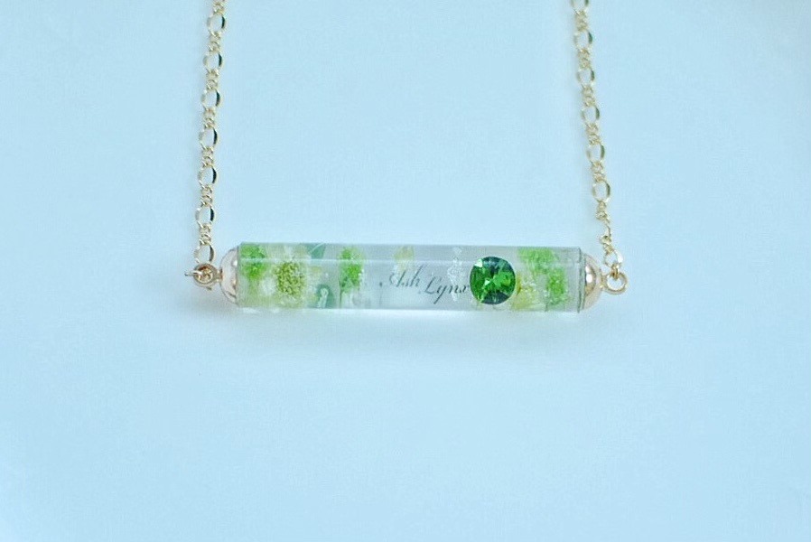 ハーバリウム風ネックレス