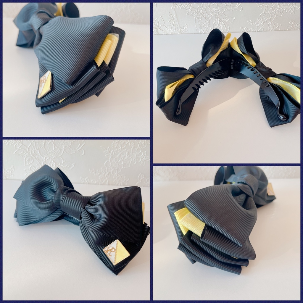 【DC/コナン】K学組イニシャルチャーム付きバナナクリップ Ver.Black