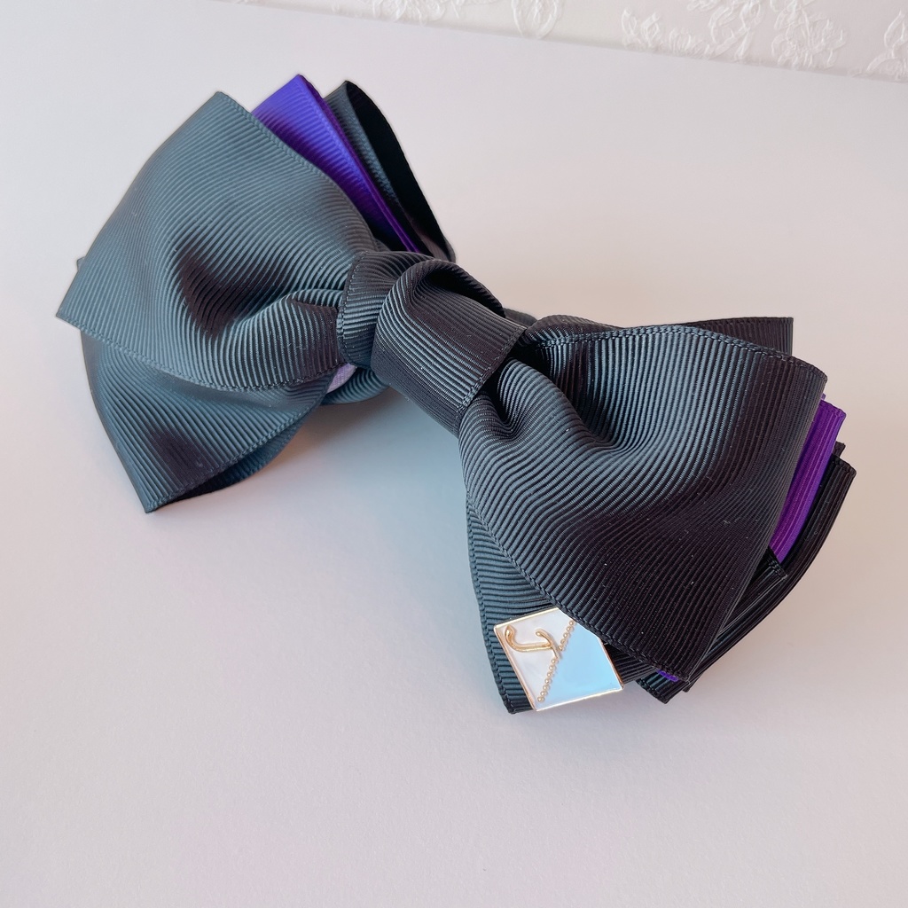 【DC/コナン】K学組イニシャルチャーム付きバナナクリップ Ver.Black