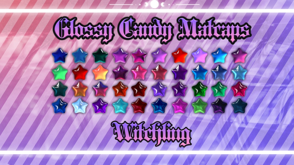 Glossy Candy Matcap Pack