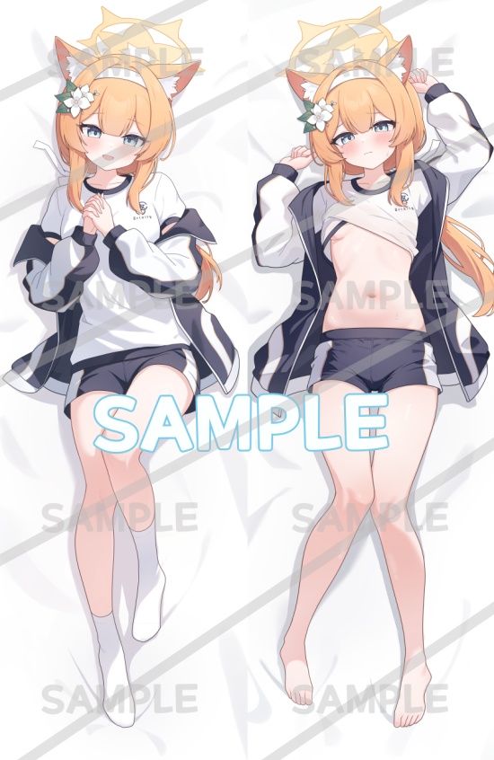 【在庫無】ブルアカ 伊落マリー 抱き枕カバー 全年齢向け【イラスト:NonDDu】