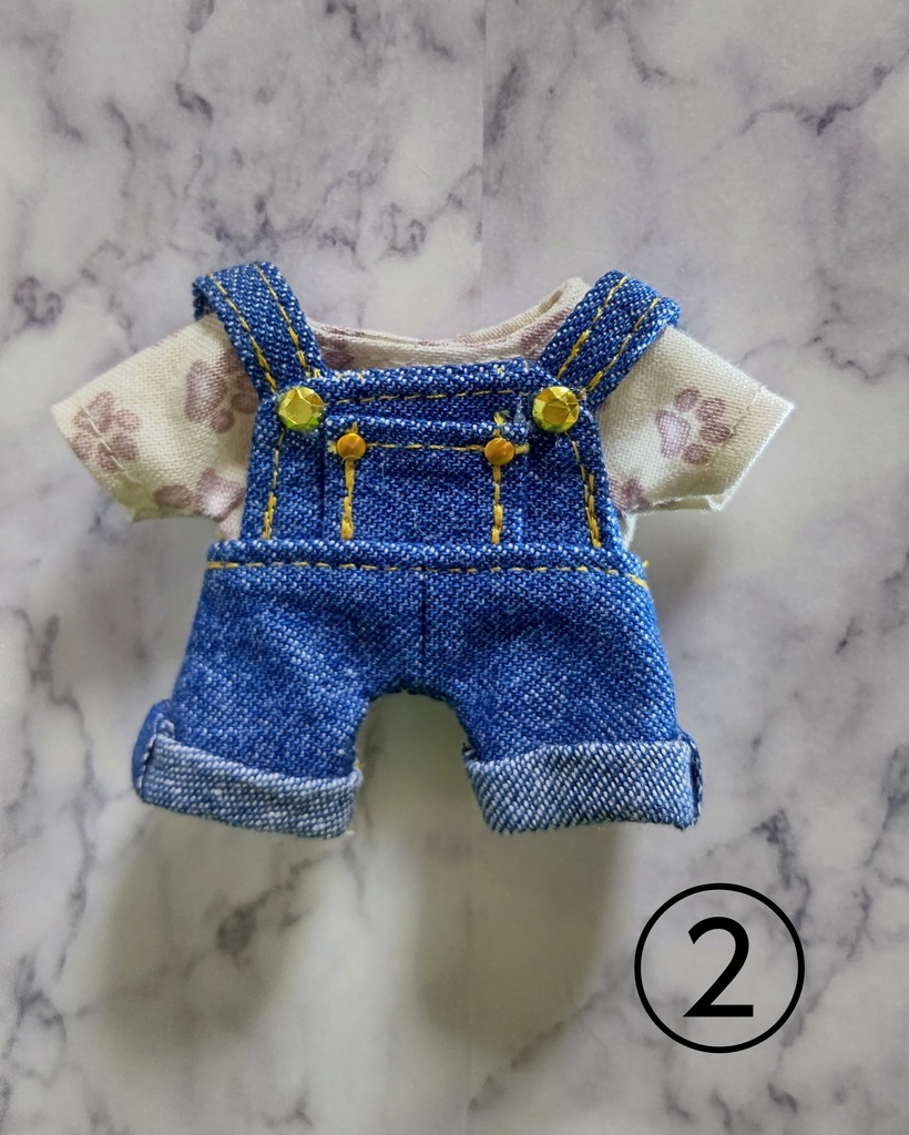 ぬい服 サロペット