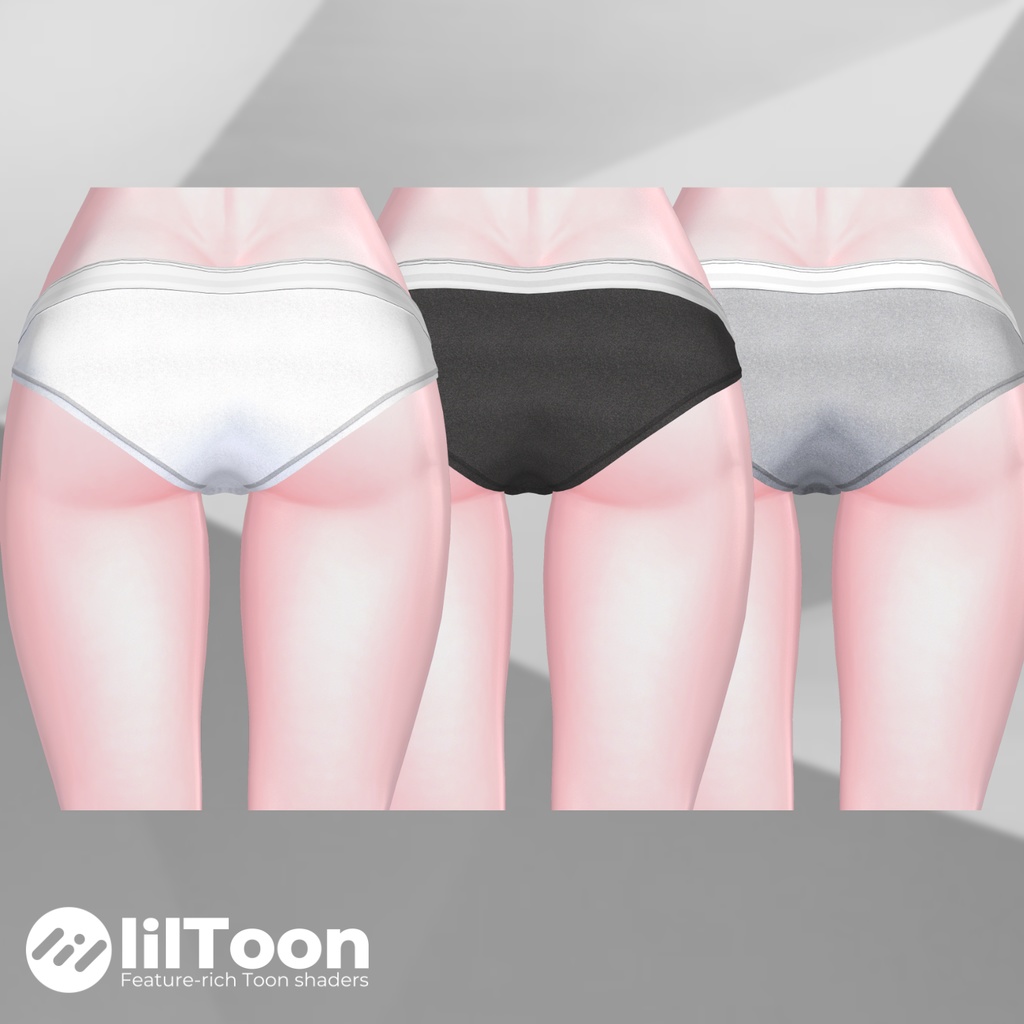 【3アバター対応】 濡れるパンティー