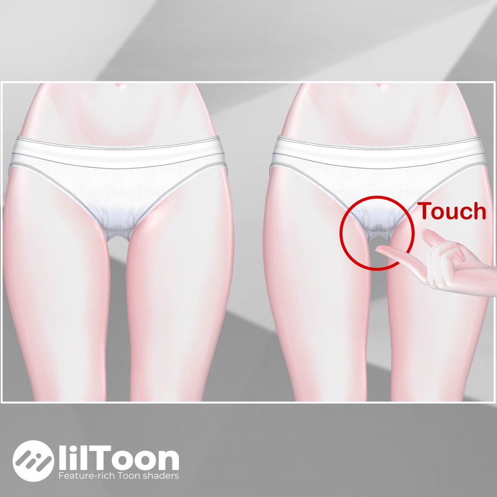 【3アバター対応】 濡れるパンティー