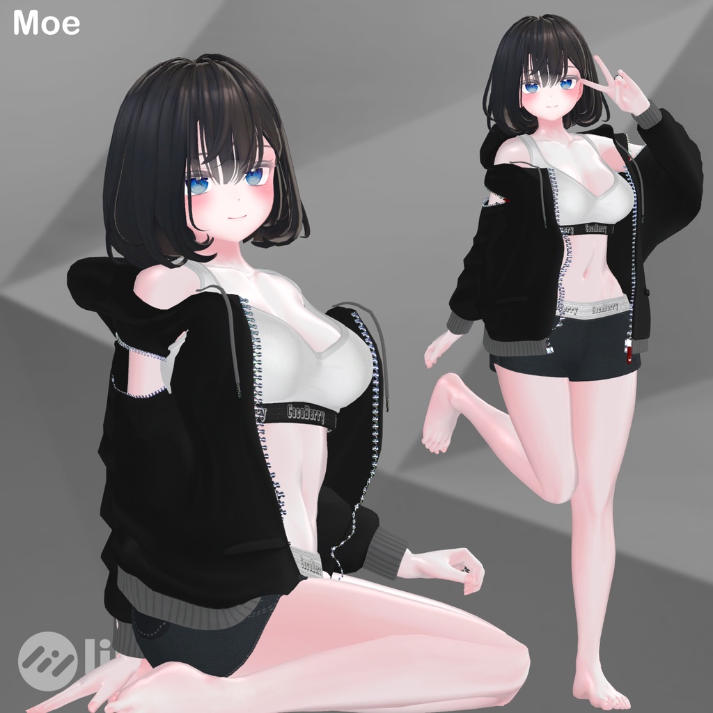 【3アバター対応】 CoCo Hoodie