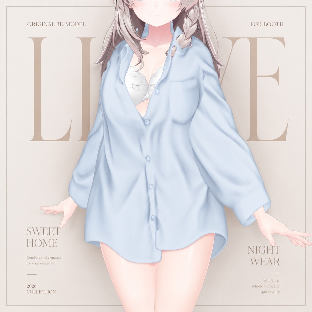 【11アバター対応】 Night Wear