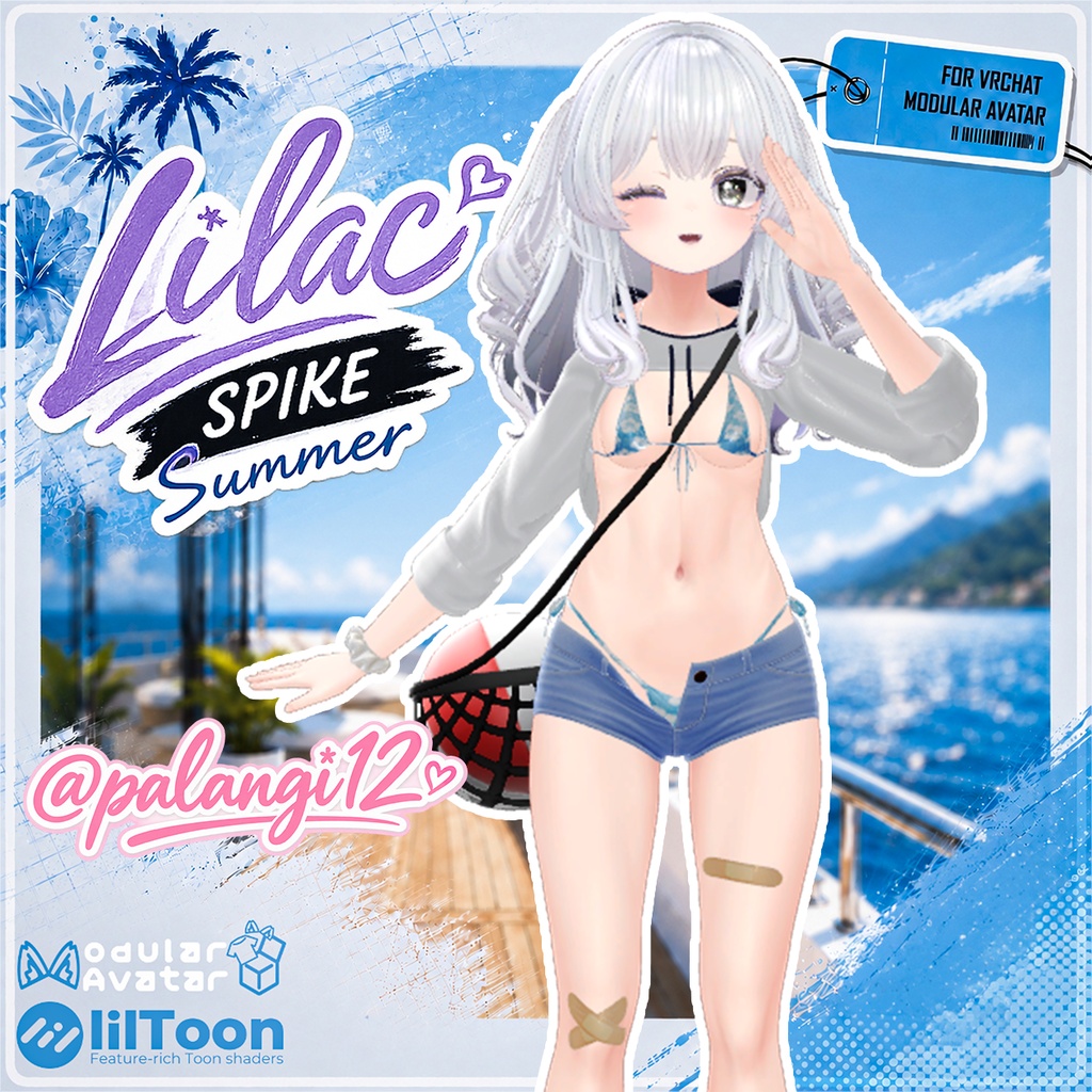 🌴SALE 50%OFF 🌴【13アバター対応】 LILAC SPIKE