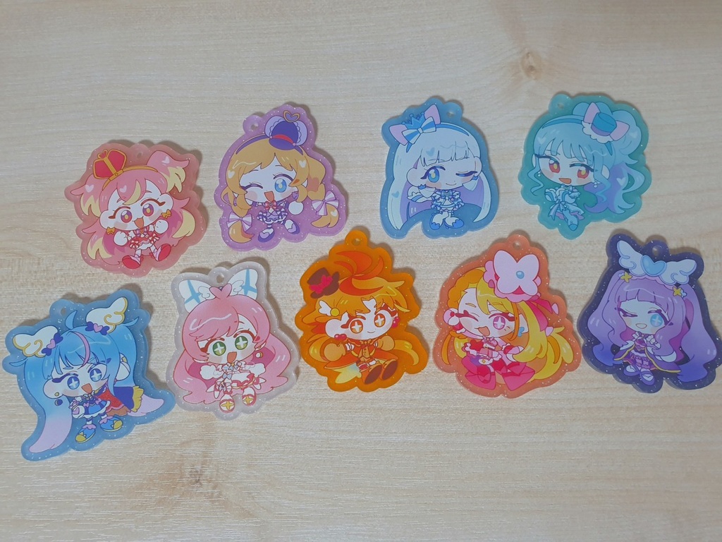 ひろプリ & わんぷり カラーアクキー