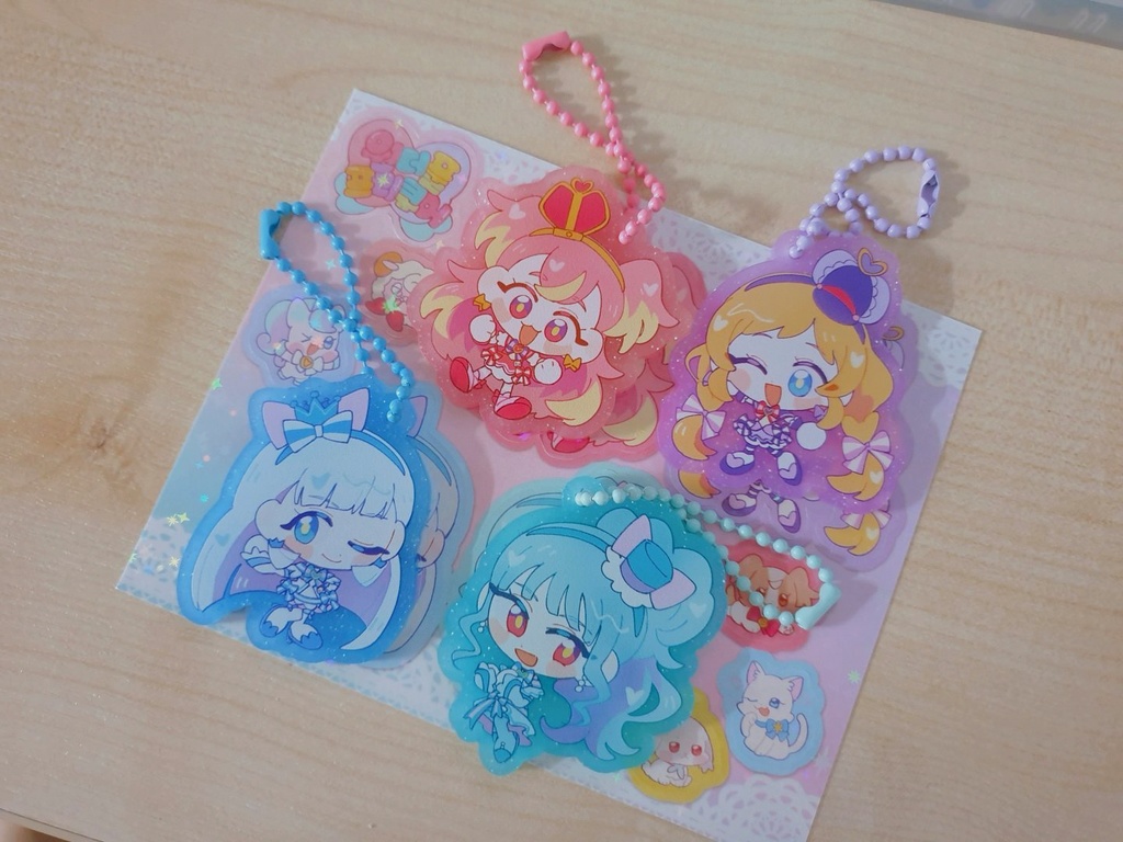 ひろプリ & わんぷり カラーアクキー